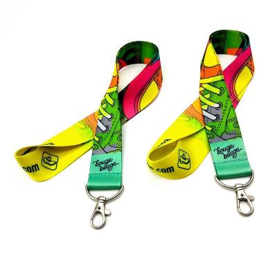 China Promotion Low Price Medal Ribbon Lanyard Custom Heat Transfer Printed Lanyard With Design Logo for sale