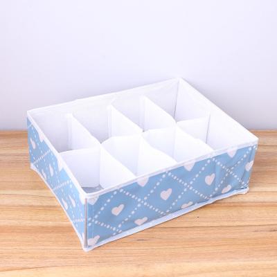 China Viable Sock Organizer Women Bra Box For Closet Drawer Organizers Foldable Underwear Storage Box for sale