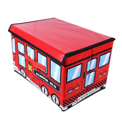 China CLASSIC Cartoon Style Universal Sundries Kids Toy Bus Canned Storage for sale