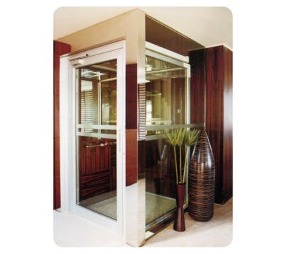 China Small Hydraulic Home Elevator Hotel Home Elevator Indoor Glass Elevator for sale