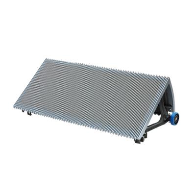 China Modern CNAS-145B 1000mm Gray Escalator Aluminum Step in 35 degree without delimitation with index pins good price of 506NCE for sale