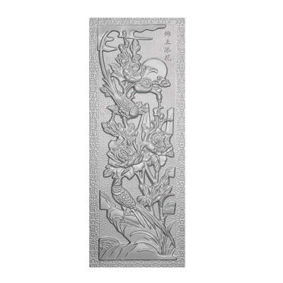 China Chinese Panel Embossed Door Skin Stamping Parts Sheet Metal Components Panel Door For Home for sale