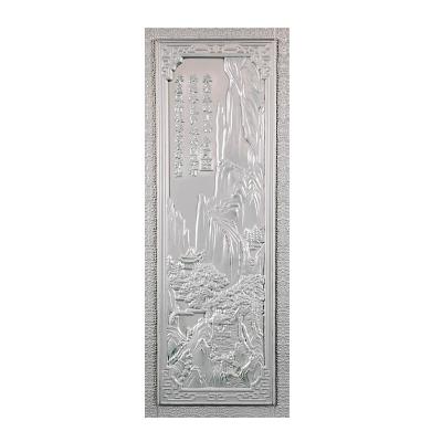 China Sound insulation durable and beautiful Panel Embossed Door Skin Stamping Parts Sheet Metal Components Panel Door For Home for sale