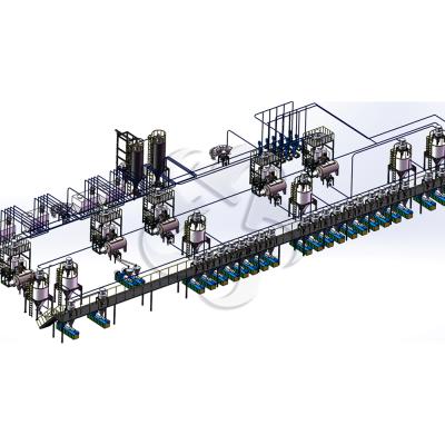 China Customized Automatic Weighing Design Mixing and Dosing Machine for Plastic PVC Pipe Machine Production Line for sale