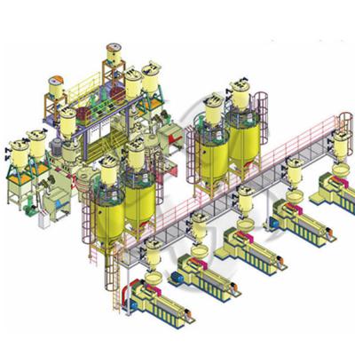 China Customized Automatic Weighing Design Mixing and Dosing Machine For Food Chocolate Flour Protein Production Machine Plc+touch Screen Automatic for sale