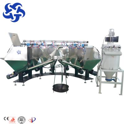 China Easy dust collecting granule plastic powder automatic mixing weighting machine with good price for sale