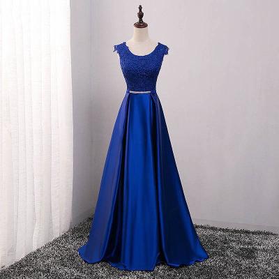 China Anti-Static Pink Satin Bridesmaid Dresses Lace Appliques Bow Sleeveless Prom Dresses A-Line Wedding Party Guest Dresses With Pearl Sash 2022 for sale