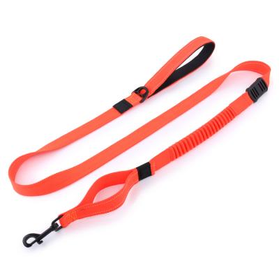 China Thoughtful Padded Bungee Double Handle Training Pet Leash For Small Medium Large And Extra Heavy Dogs Cats for sale