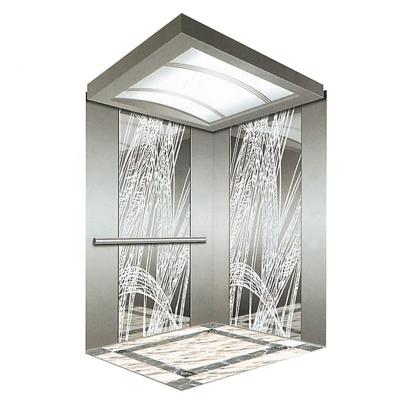 China Modern Customized Decoration 800kg 2:1 Passenger Lift Elevator Cabin Price for sale