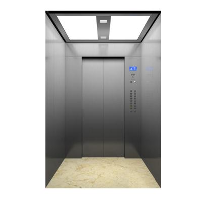 China Modern Standard Hairline Stainless Steel Elevator Cabin Customized For MR Passenger LMR Elevator for sale