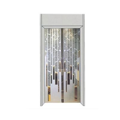 China Industrial Cheap Price Car Lift Landing Door Panel Classic Elevator 5 Doors 3 Stories Elevator for sale