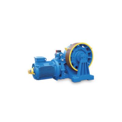 China Factory Supply Good Price Industrial Elevator Motor / Elevator Geared Traction Machine for sale