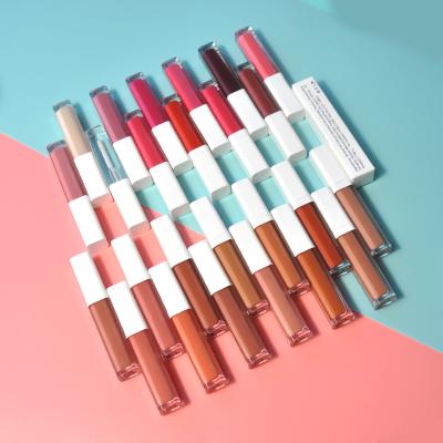 China Lady's LipMakeup Wholesale 52 Colors High Pigment Vegan Lip Gloss Custom Your Own Logo Cruelty Free Lasting Lip Gloss for sale