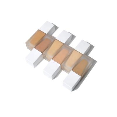 China Custom Mineral Sunscreen Makeup Private Label Full Coverage Liquid Matte Foundation 6 Colors Foundation for sale