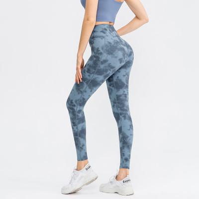 China Breathable High Quality Matrix-Dye Air Feel 77% Nylon + 23% Spandex Camouflage Woman Yoga Leggings Seamless Sports Wear XXL for sale