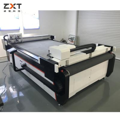 China Factory zhuoxing dieless sample paper cardboard box cutting machine to make sample cardboard box production for sale