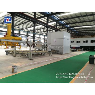 China Building material shops surface processing line /plate artificial quartz machine /production line for sale