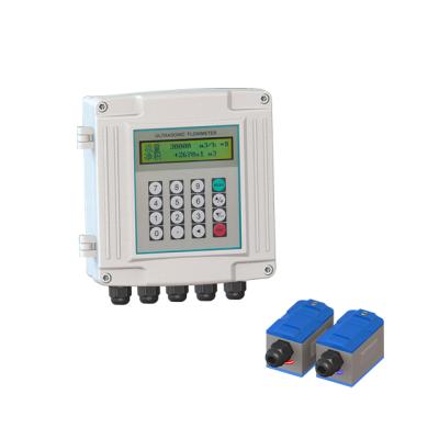 China External Clamped Cheap Ultrasonic Flowmeter Water Flowmeter DN15-DN100 FIM-HD-WJ-X for sale