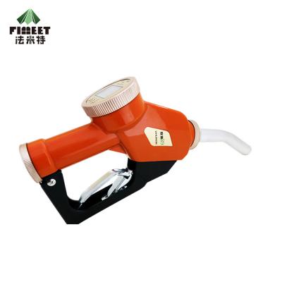 China Gasoline Fuel Filling Gun with Flow Meter, Digital Fuel Metering Device Nozzle, Digital Oil Meter Gun BJJ-20-A (diesel/gasoline/methanol/water) for sale