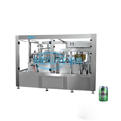 China High Efficient High Quality Canning Machine 12-1model Aluminum Foil Juice Can Filling Line for sale