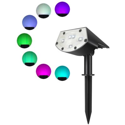 China Antique Outdoor Light RGB Led Outdoor Yard Solar Powered Lighting Landscape Decoration, Waterproof Outdoor Spot Led Light for sale