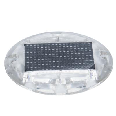 China Waterproof IP 68 Solar Power Traffic Roadway Security Radio Led Floor Light Outdoor Warning Lights for sale