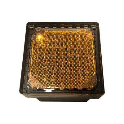 China Sunpower LED Solar Powered Inground Road Stud Light IP68 Led Inground Square Lights 107*95*24mm for sale