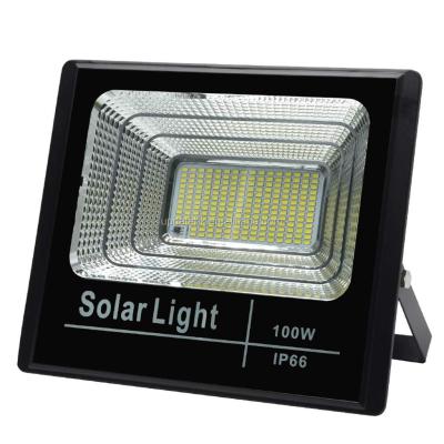 China Other Factory Price LED Solar Flood Light Ip67 Waterproof 100w Outdoor Led Solar Garden Light For Street/Warehouse Playground for sale