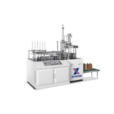 China food & Beverage factory zhixin brandhamburger box forming machine automatic cake paper box machine for sale