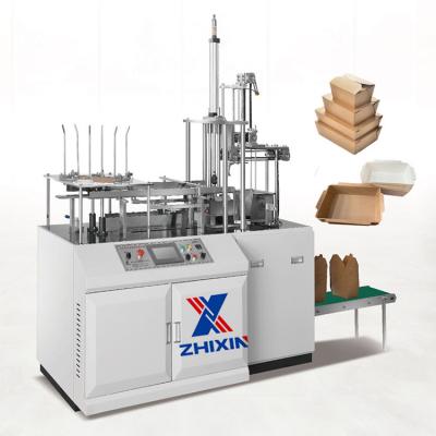 China food & Full Automatic Beverage Plant Thermoforming Paper Carton Erecting Machine For Hamburger Box for sale