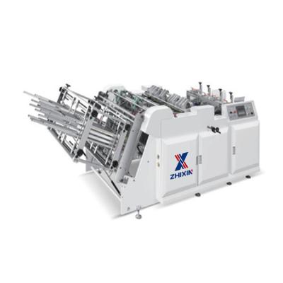 China food & Beverage Factory Two Years Warranty Automatic Carton Erecting Machine Disposable Tableware Forming Machine Paper Box Forming Machine for sale