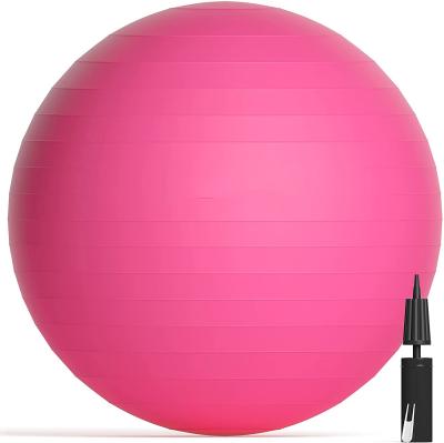 Cina Multiple Sizes Gym Yoga Ball For Fitness, Stability, Balancing Workout Guide in vendita