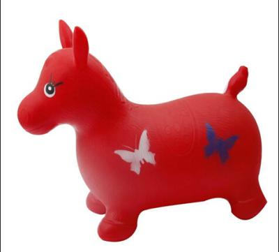 China Inflatable Toy Kids Ride On Bouncy Animal Unieast Mixed Color PVC Plastic Horses zu verkaufen