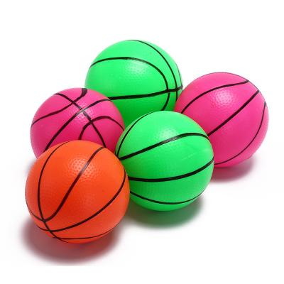 China PVC inflatable basketball small ball plastic toys baby safety and environmental protection children's basketball for sale