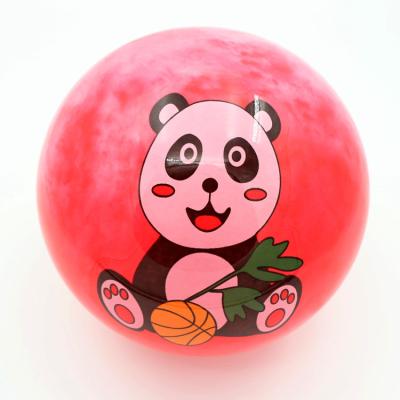 China Home Exercise Cartoon Bouncing Ball Eco Thick PVC Color In Green, Blue, Red, Orange en venta