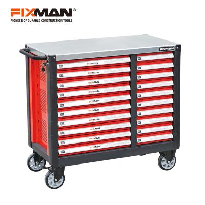 China FIXMAN Combination Durable Heavy Duty Mobile 20 Drawers Storage Auto Tool Cabinet W3RM10(F1) for sale