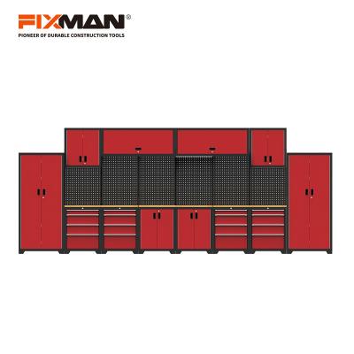 China Assembled Heavy Duty Garage Storage System Workshop Wall Cabinet for sale