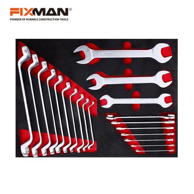 China Durable FIXMAN 20PC EVA Foam Modular Wrench Set For Tool Trolley Use for sale