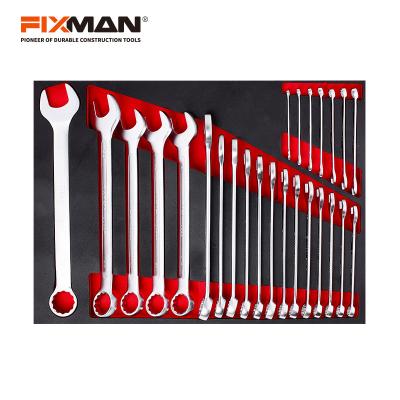 China Durable FIXMAN 25PC Modular EVA Foam Combo Wrench Set For Tool Cabinet Use for sale