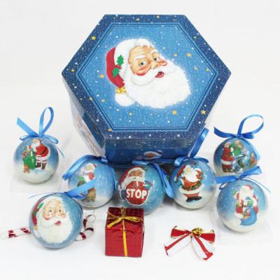 China Indoor Christmas / Door Decor 14pcs High Clean Printing Christmas Ball Set Cash Sale for sale