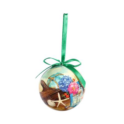 China Christma Tree Decoration Custom Model Fashion Custom Shatterproof Christmas Bauble Foam Christmas Ornamental Balls for sale