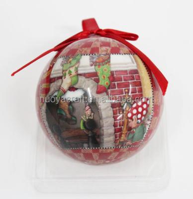 China Custom High Quality Promotional Gift Christmas Foam Ball With Santa Father Printing for sale