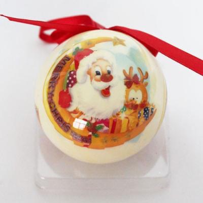 China Foam High Quality Santa Father Printing Crystal Sphere Wholesale for sale