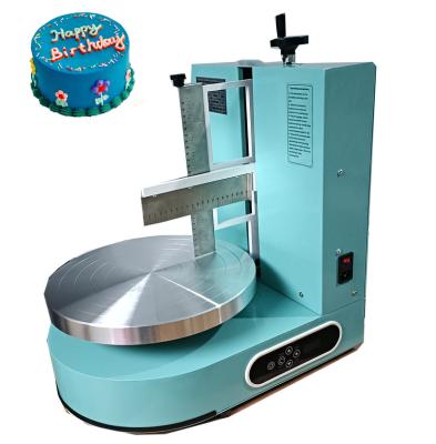 China Snack food factory Automatic birthday cake spreading machine Cream Icing Coating Machine  Cream coating machine Baking equipment for sale