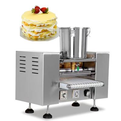 China Hotels Automatic melaleuca egg skin machine crepe cake cake skin machine multi-function matcha durian melaleuca cake skin machine for sale