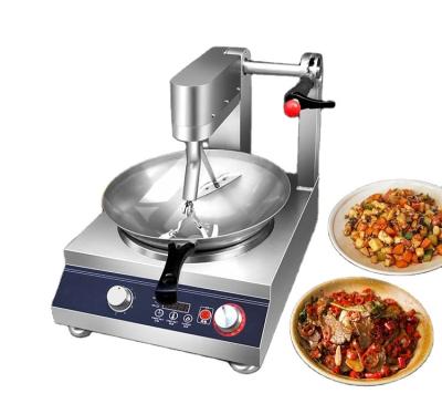 China Frozen food Factory automatic intelligent stir-frying robot stir-fried rice electromechanical cooker magnetic gas automatic cooking machine for sale