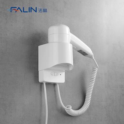 China Other FALIN FL-2105 Hotel Hair Dryer ABS Plastic Wall Mounted Bathroom Hair Dryer for sale