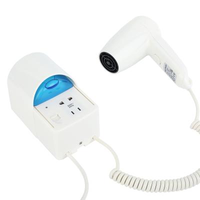 China FALIN FL-2102 Hotel Hair Dryer Wall Mounted Hotel Hair Dryer Hair Dryer With Shaver Plug for sale