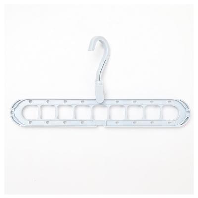 China Sustainable Creative Multifunction Rotary Folding Storage Nine Hole Hanger for sale