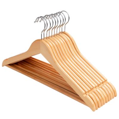 China Save Space Household Wooden Wholesale High Quality Triangular Hanger for sale